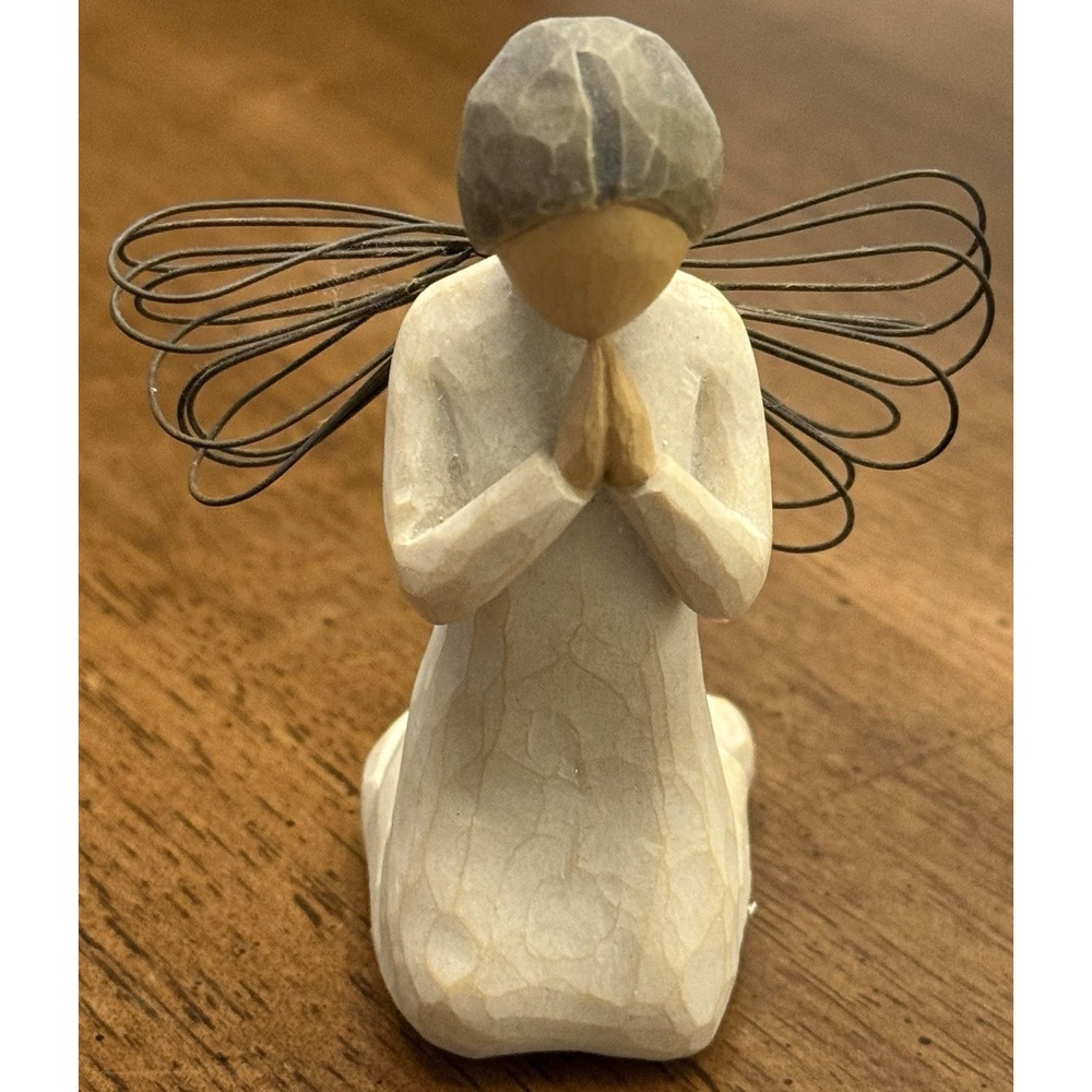 Willow Tree 1999 Demdaco Susan Lordi Angel of Prayer Figure Figurine‎ 4.25" Tall